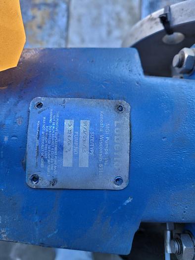 Used Lobeflo Positive Displacement SR/3/038/LS Rotary Lobe Pump 2 1/4” x 2 1/4”