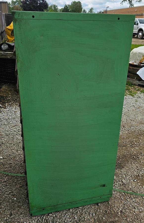 Used 12 Drawer Equipto Industrial Parts Storage Tooling Cabinet 30" x 28" x 57"
