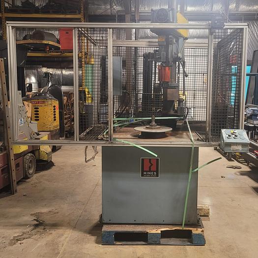 Used Hines HVR100 Automated Vertical Balancer w/Clausing 20'' Drill Head