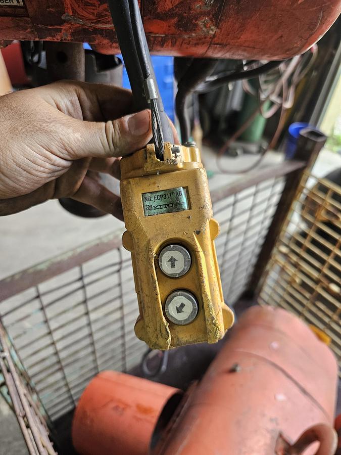 Used 1500# Gorbel Freestanding Overhead Bridge Crane 234" Span x 82' Runway, Power Trolley & Adjacent Crane Cell