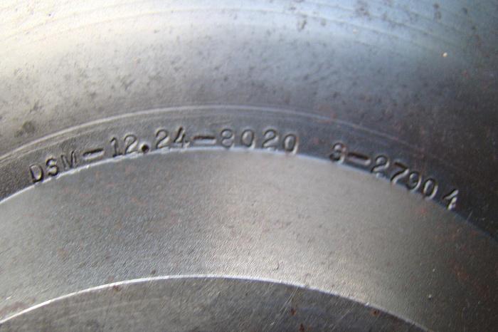 Used INDEX-O-MATIC DSM-12.24-8020 12'' Carbide Cutting Wheel