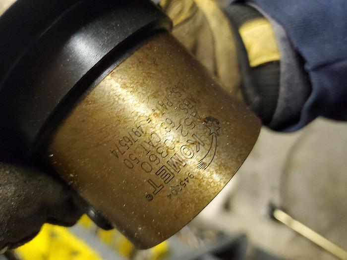 Used Komet CAT 50 Taper Tool Holder Part #A5210360 ABS 63 Modular Holder