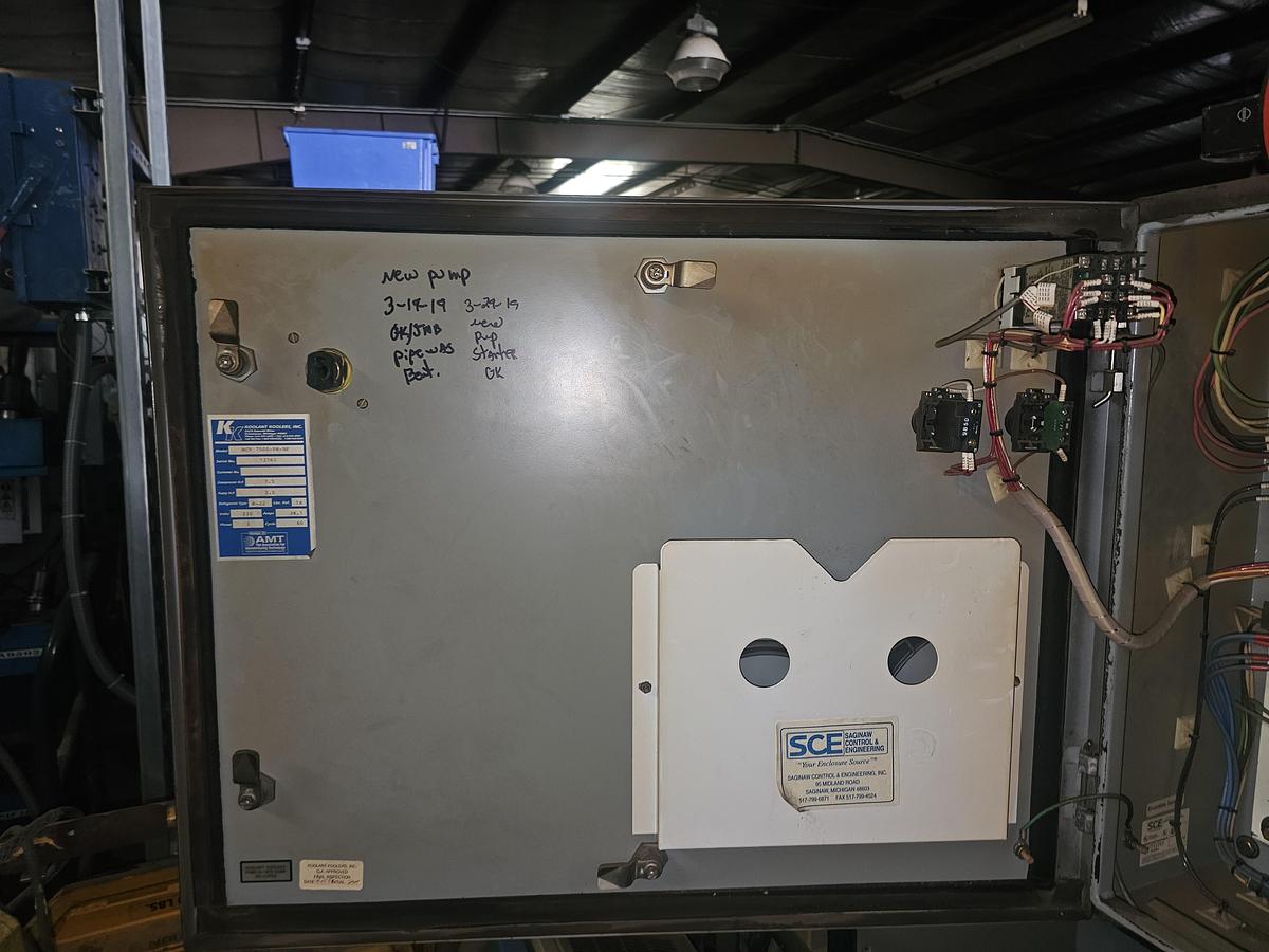 Used Koolant Koolers HCV 7500-PR-NF 7.5 Ton Refrigerated Chiller