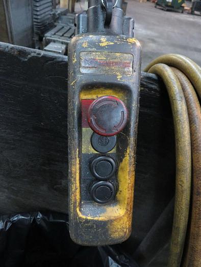 Used Metro 1 Ton Underslung Bridge Crane 22′ Span 45′ Runway & Kone 1 Ton Hoist