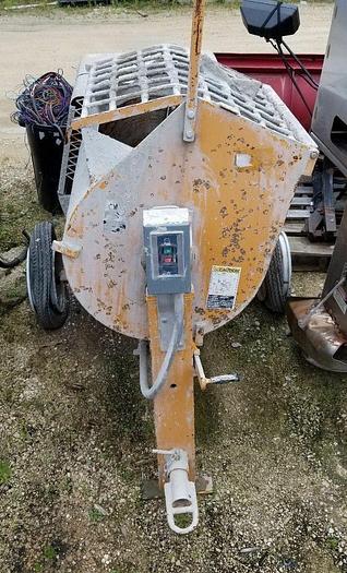 Used Gilson 1 1/2 Bag Ribbon Type Electric Portable Concrete/Mortar Mixer