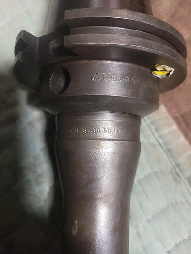 Used Sandvik CAT50 Adapter A390.45-50 50 040M & Boring Bar 391.38-39 50 193 43.3-52.9