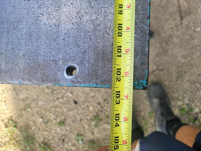 Used Large 102” x 100” Steel Fabrication Layout/Inspection Table 1.5” Thick Plate