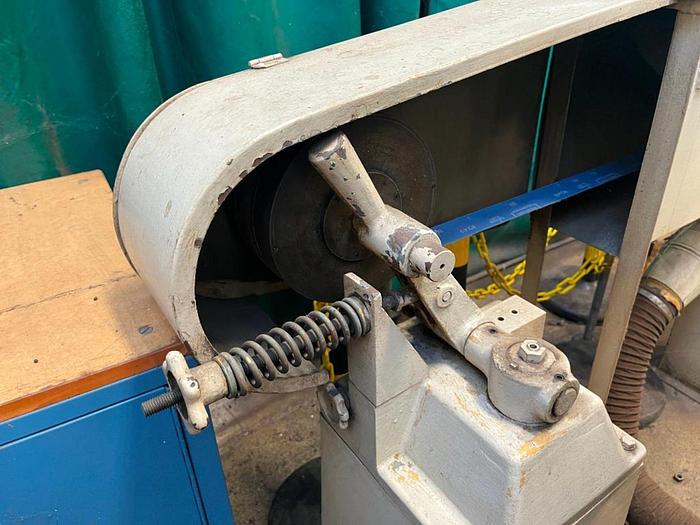 Used 3 Hp Setco 12” Pedestal Grinder & Belt Sander Combo w/Air-Rester Collector