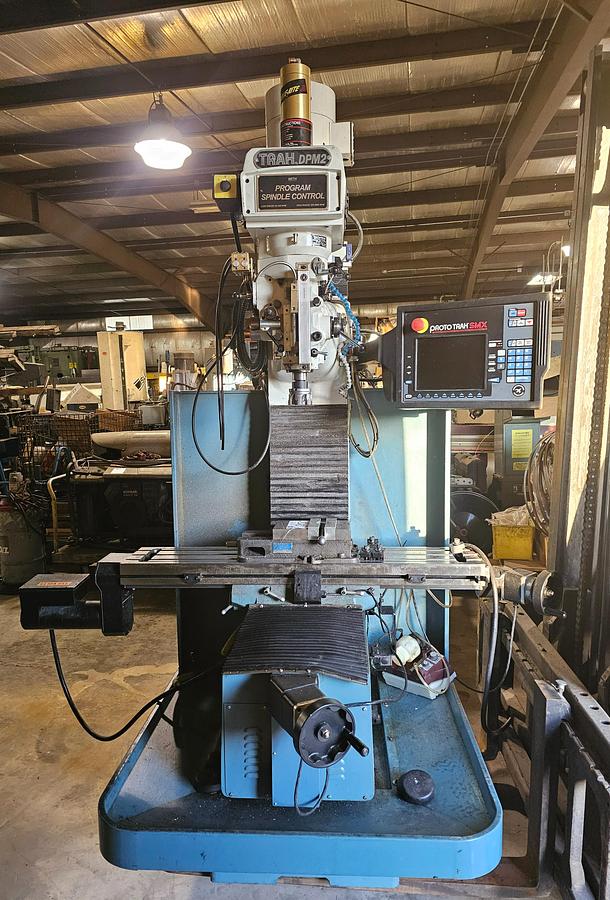 Used SWI Southwestern Industries TRAK DPM3X2P 3-Axis CNC Milling Machine & Kurt 6" Vise 