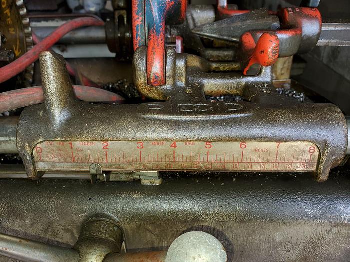 Used Ridgid #535 Pipe Threader 1/2” – 2” Capacity w/2x Die Heads and Dies on Stand