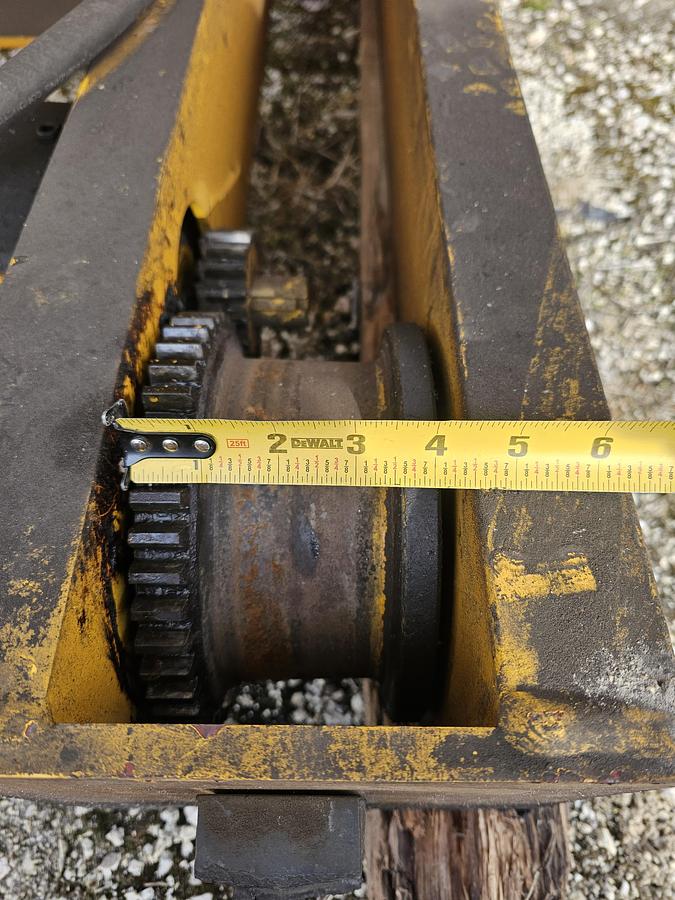 Used 35' Span x 105' Runway 3 Ton Uesco Double Bridge Freestanding Overhead Crane