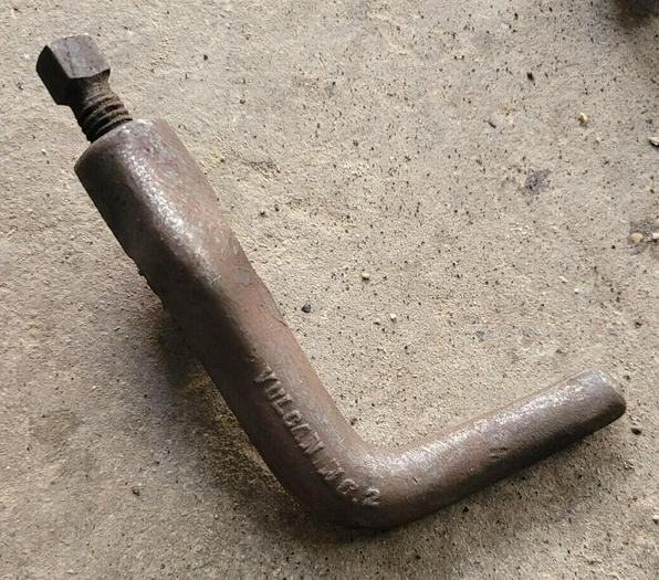 Used Vintage J.H. Williams 1/2'' Vulcan No.2 Bent Tail Lathe Dog