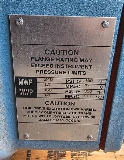 Used Foxboro 8300 Series 1" Magnetic Flow Tube 8301-SABA-THJ-GFGZ