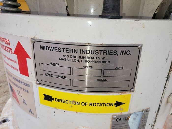 Used Midwest Industries Gyra-Vib MTF12-760 Vibratory Feeding Bowl