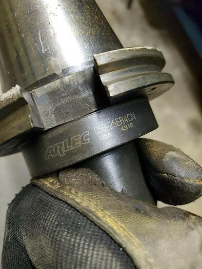 Used Parlec Part #C50-25ER4CN CAT 50 Taper Collet Chuck Tool Holder
