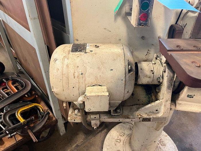 Used Porter Cable 10" W x 70" L Belt Sander 440V, 3 ph w/Cincinatti Dust Collector