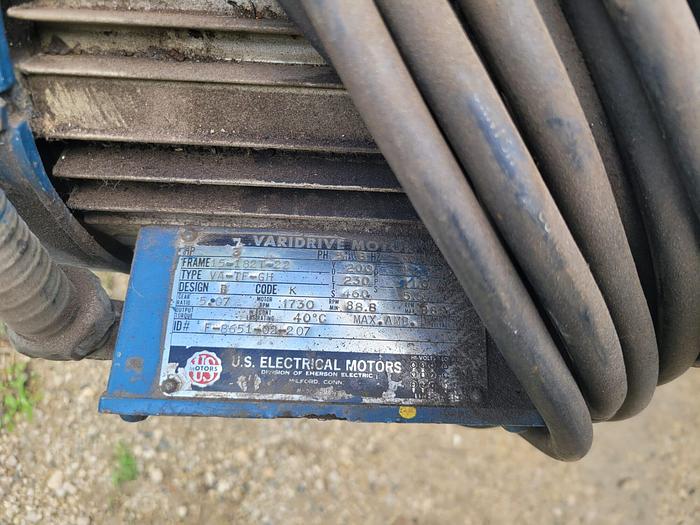 Used Giddings & Lewis 60” Diameter Power Rotary Table 200-230/460V 1730 RPM Motor