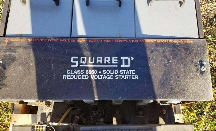 Used 250 HP SQUARE D CLASS 8660 SOLID STATE REDUCED VOLTAGE MOTOR STARTER