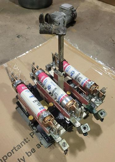 Used General Electric GE Model THC33 HCI Disconnect Switch 60 Amp Fuses