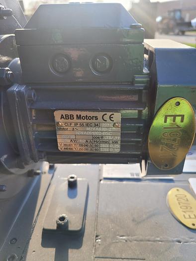 Used ABB DNP 132-4M Electric Motor 26.1 kW Power 1865 RPM 440V, 3ph