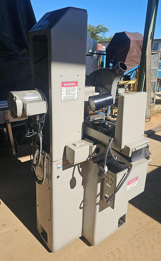 Used 6" x 12" Okamoto Linear 6-12/14 Manual Hand Feed Surface Grinder & Mag. Chuck