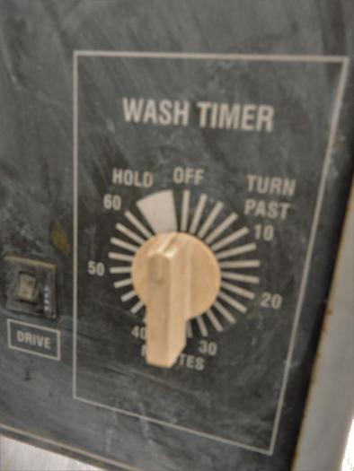 Used JRI Industries FL1500F Electric Heated 40″ Rotary Basket Parts Washer & Gusher Pump