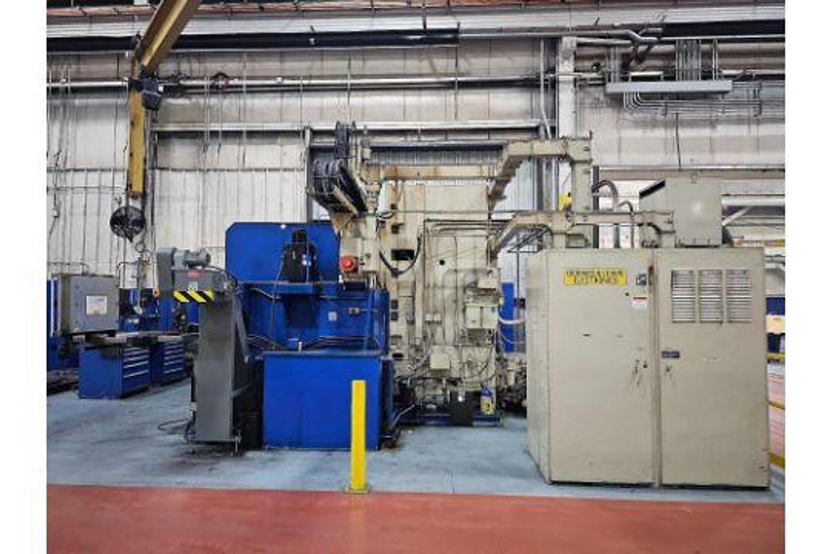 Used 60" Giddings & Lewis CNC VTL 72" Swing w/Fanuc 21-IT Control & Tooling - NO PIT REQUIRED