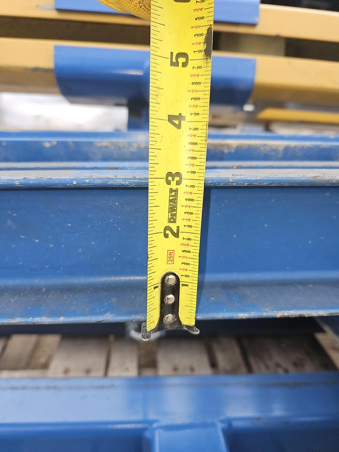 Used 14' Span x 32' Runway Gorbel 1000 lb Freestanding Bridge Crane System & Hoist 