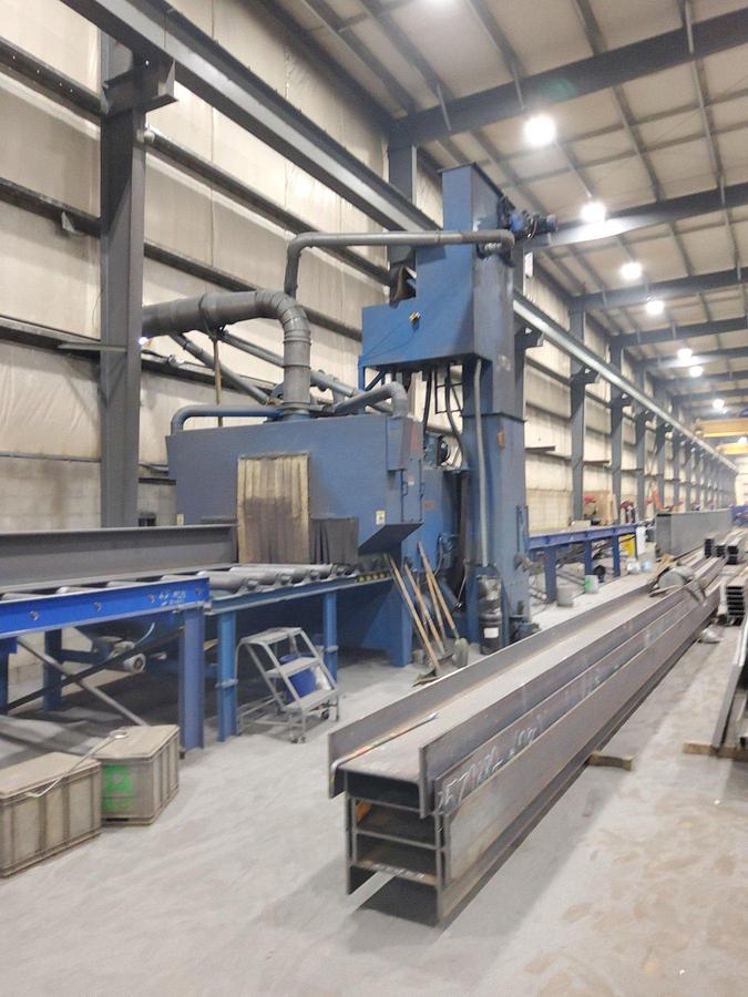 Used Pangborn ES-1921-109 Rotoblast | 4-Wheel (100HP) Pass-Thru Blaster & Dust Collector 