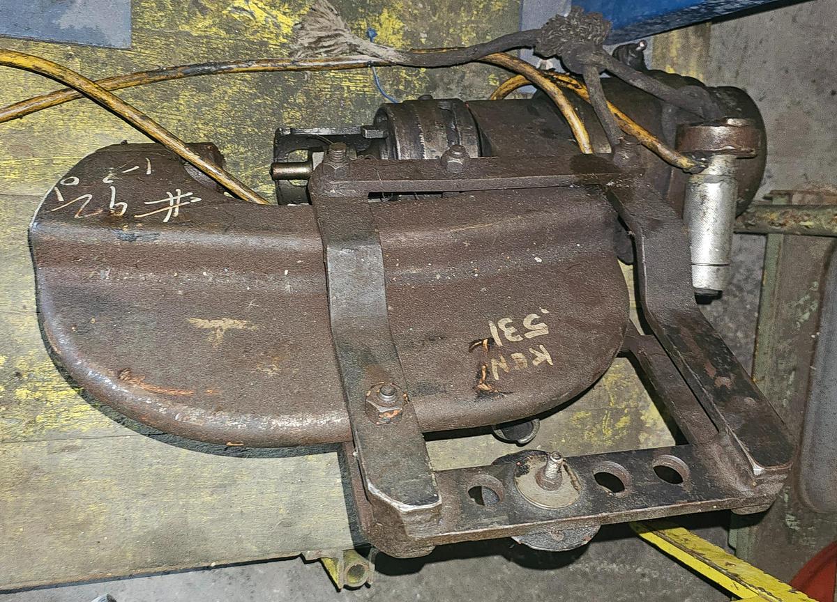 Used 5000 Psi Portable Hydraulic C-Frame Punch Pierce Gun 5" Throat & Hydraulic Pump