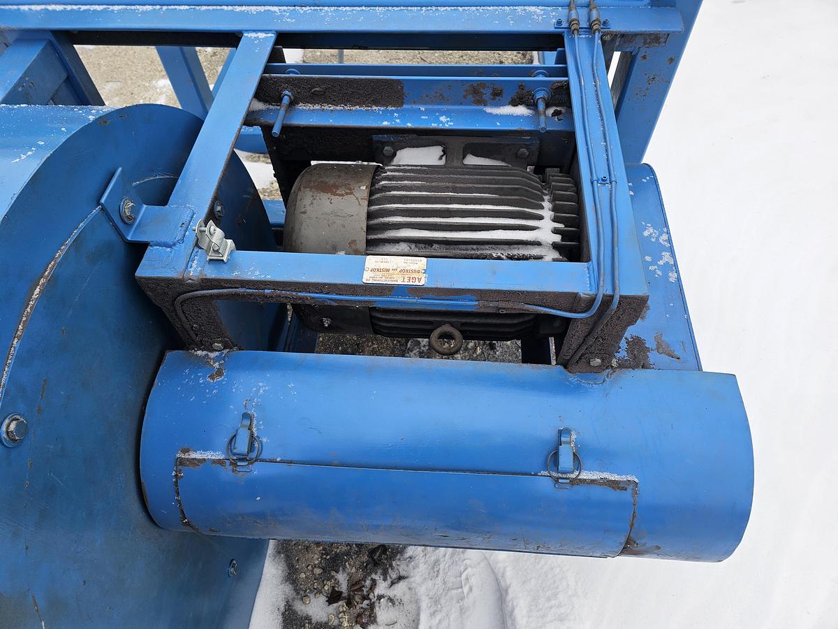 Used 7,500 CFM Scientific Dust Collectors SPJ-64-X4B6 Baghouse Dust Collector w/External Fan & Cyclone