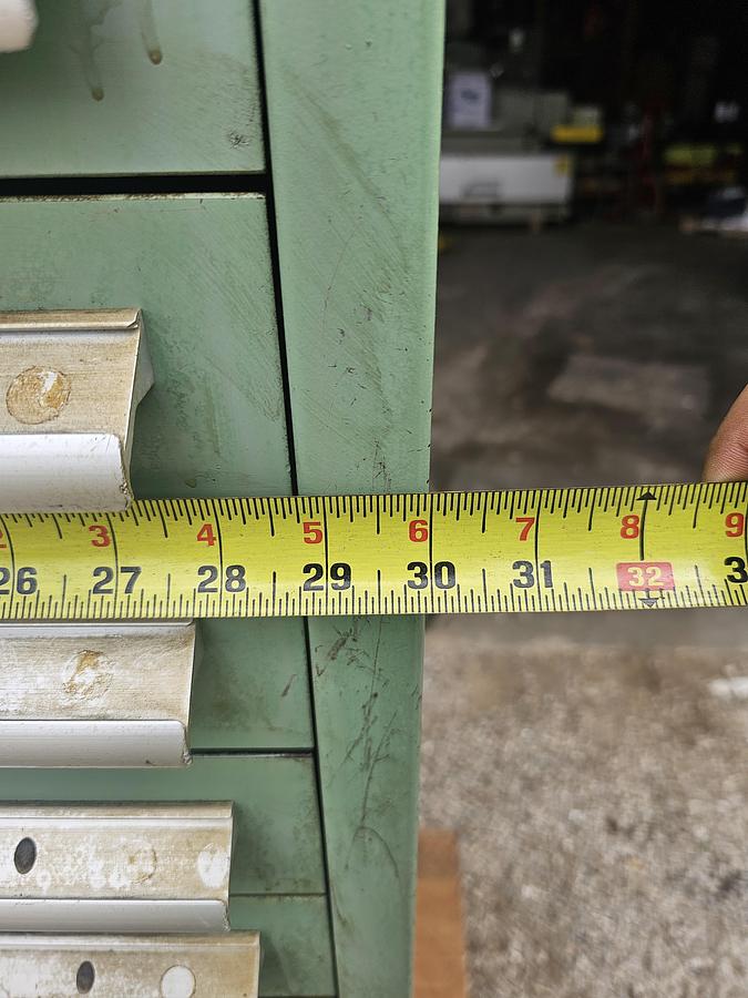 Used 16 Drawer Nu-Era Automator Modular Ball Bearing Tooling Cabinet 28.5" x 28.5" x 60"