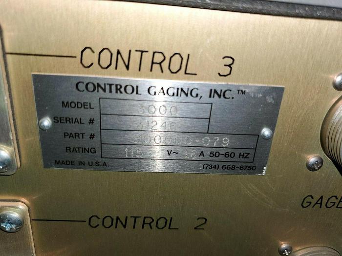 Used Control Gaging Electronic Grinding Monitor - Model #3000