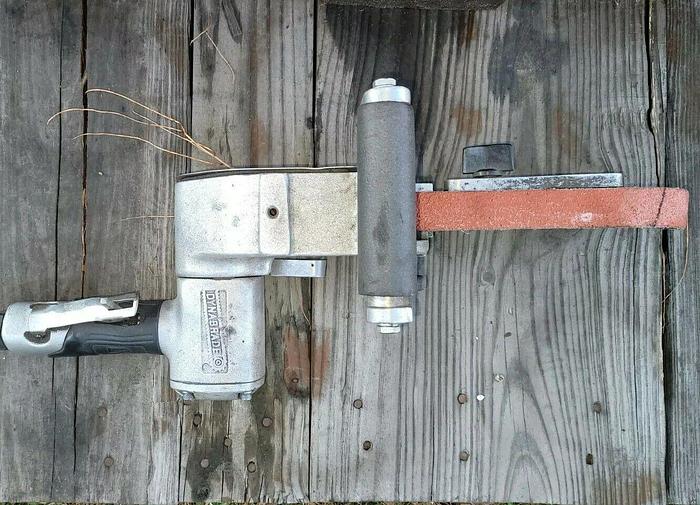 Used Dynabrade #11476 Abrasive Belt Sanding Tool, Heavy Duty Sander w/1" x 30" Belt