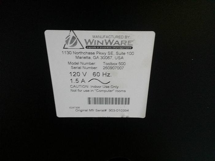 Used 2x Cribmaster TOOLBOX 510 & 500 Tool Inventory Management Dispensing System