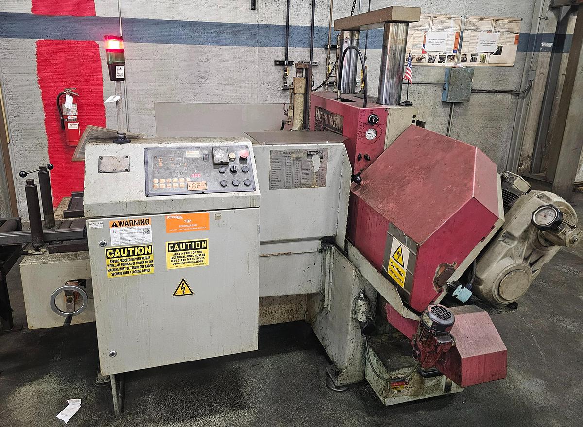 Used 11.8" x 11.8" Behringer HBP303A Automatic Twin Column Horizontal Bandsaw