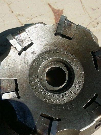 Used Carboloy Futurmill 5" ZNP30M-0406 RH Wedge 81009.1 Face Mill