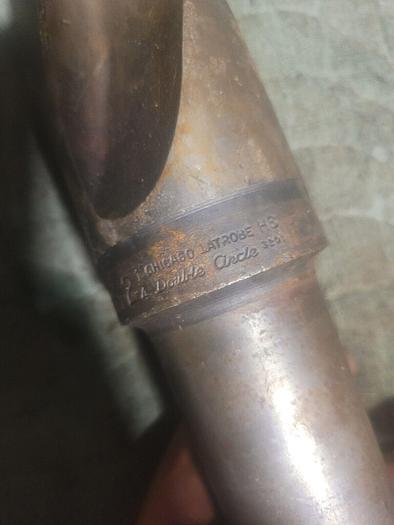 Used Chicago Latrobe Double Circle 2 1/4'' O.D. Morse Taper Twist Drill HS