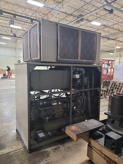 Used Barnes 300 GPM Immersed Drum Coolant Filtration System & Chiller IM-4248