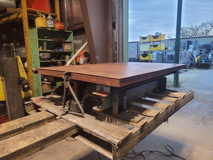 Used American 2000# Hydraulic Manual Scissor Lift, 36” x 48” Platform