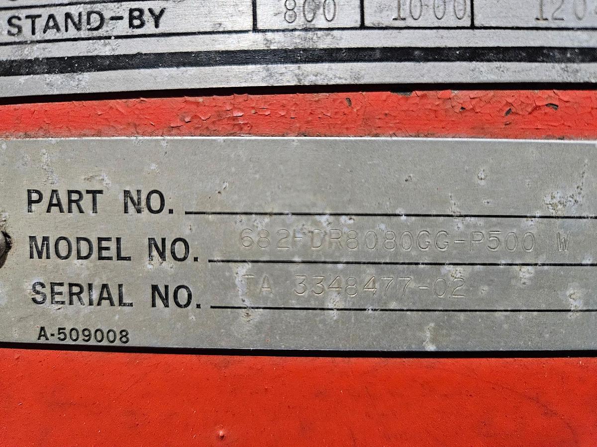 Used 800 KW DMT Corporation DMT-825C Diesel Generator 1000 KVA Cummins KTA38 Engine