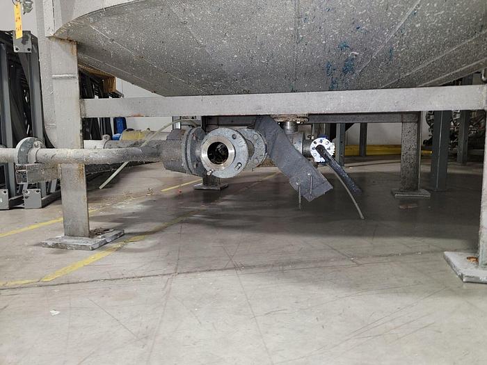 Used SST SacMaster 2 Ton Bulk Bag Discharging System w/Mixing & Storage Tank