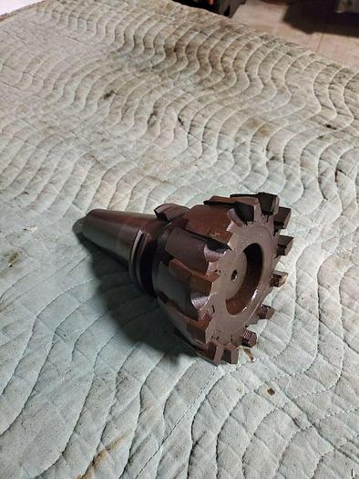 Used EX-CELL-O Tool Co. CAT50 Taper Face Mill Holder CV49-16625 w/VR Wesson P206R Mil