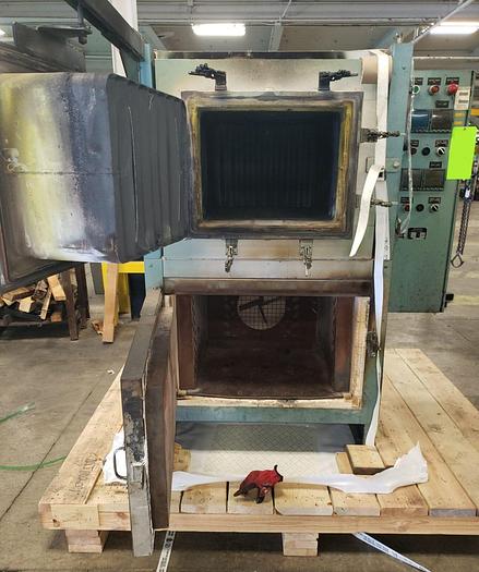 Used Electra Dual Chamber 2100*F Inert Gas Electric HeatTreat Furnace 18T x 25W x 25″Dp