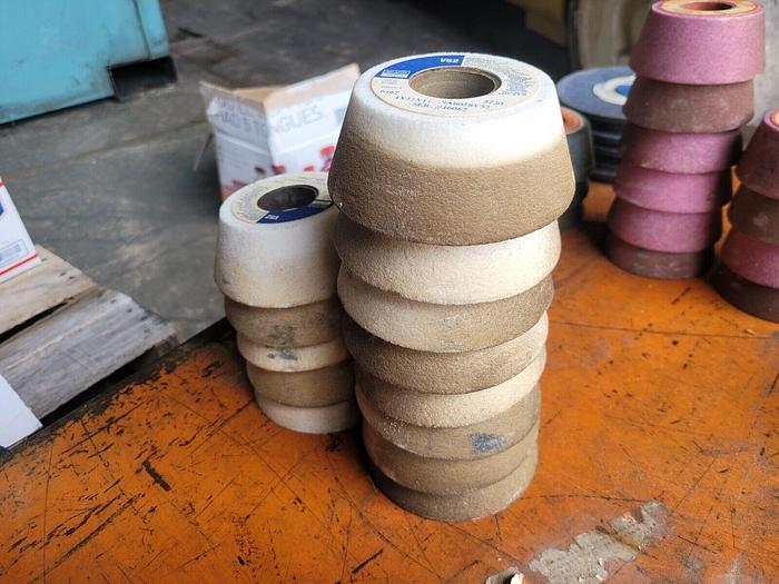 Used 13x Bay State Abrasives 4'' x 1 1/2'' x 1 1/4'' Flaring Cup Wheel 9A60J8V52
