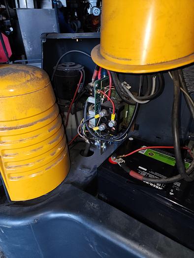 Used 2200# Jungheinrich/Multiton Single Stage "Swift" Series Stacker 24 Volt