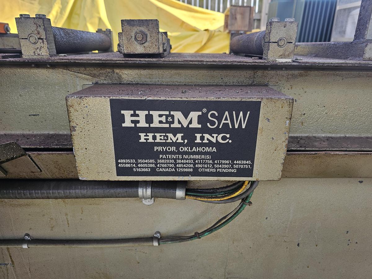 Used Hem H101A-1 Automatic Horizontal Bandsaw 12.75" x 12.75" Capacity 5 Hp