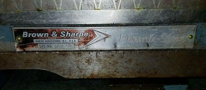 Used Brown & Sharpe Cat #928-100 Perma-Sine 6'' x 12'' Magnetic Chuck