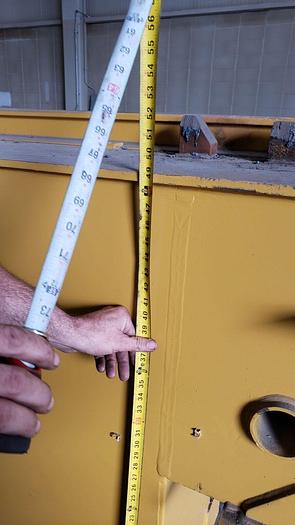 Used 10 Ton P&H Pacesetter Top Running Overhead Bridge Crane 77'-7.5" Span w/47' Lift