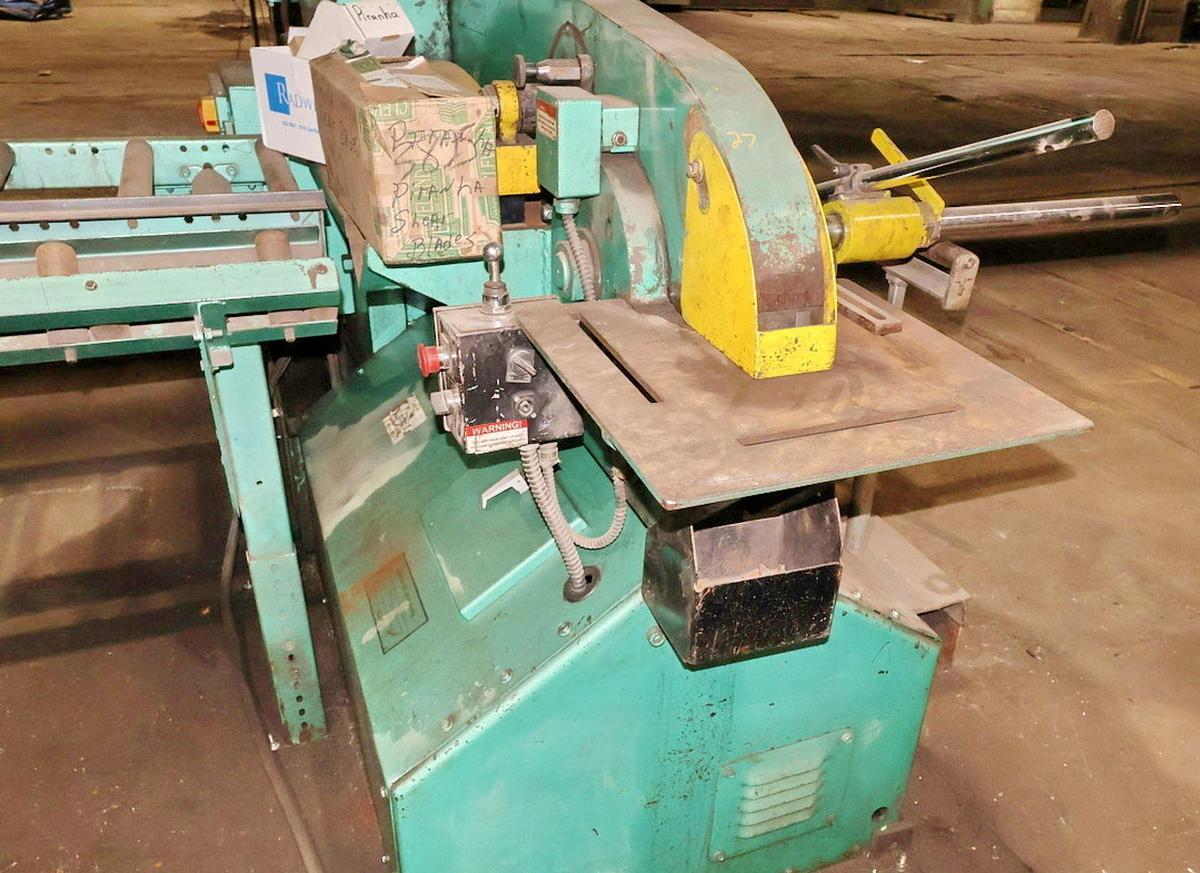 Used 110 Ton Capacity Piranha PII-110 Hydraulic Dual Operator Ironworker